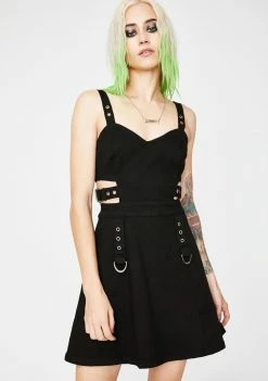 Tripp NYC Cut Out Side Buckle Dress