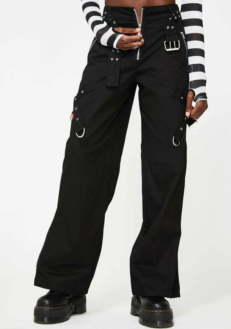 Tripp NYC Bottoms Super Side Zip Wide Leg Pants 5 Tripp NYC Bottoms Super Side Zip Wide Leg Pants
