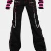 Tripp NYC Bottoms Pink Night Girl Flare Pants 1 Tripp NYC Bottoms Pink Night Girl Flare Pants