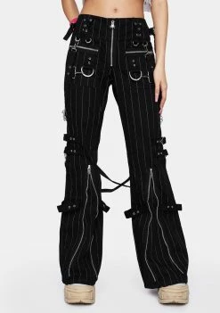 Tripp NYC Pinstripe Super D-Ring Pants