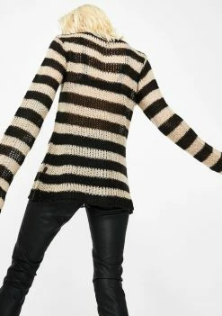 Tripp NYC Rag Stripe Sweater Tops