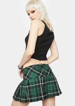 Tripp NYC Kush Pleated Mini Skirt