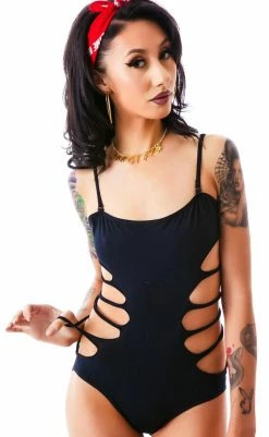 Tripp NYC Side Slashed Body Suit