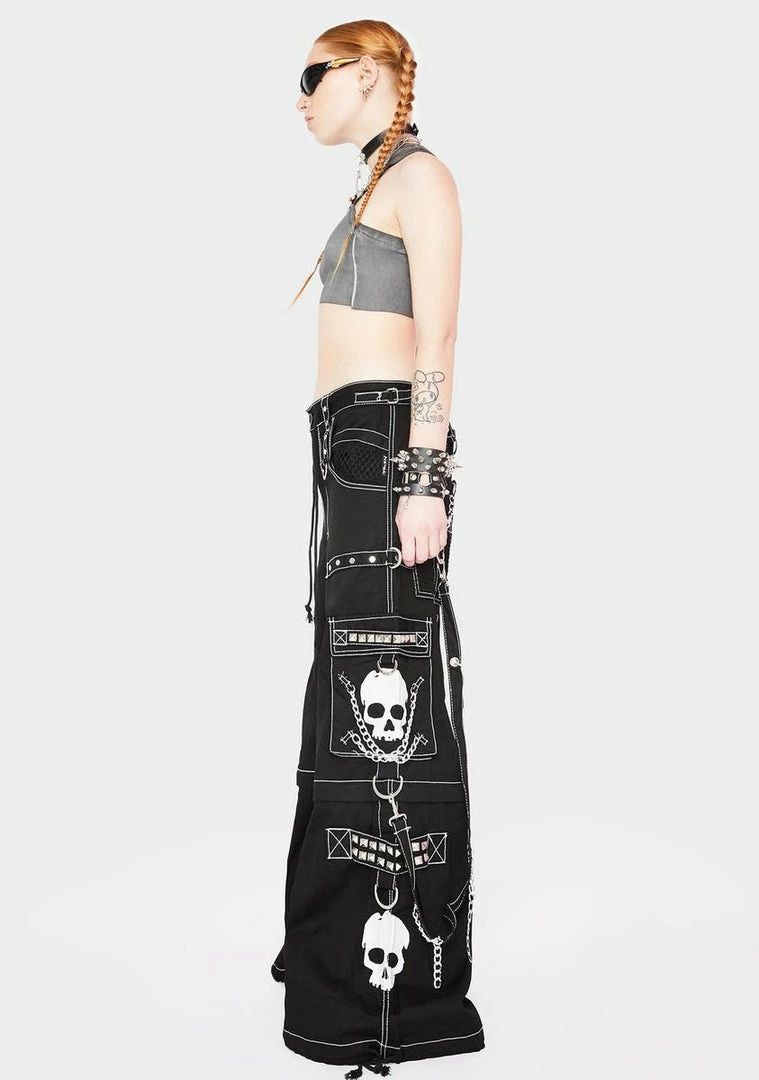 Tripp NYC White Super Skull Pants 5 Tripp NYC White Super Skull Pants