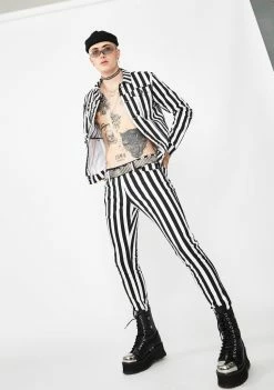 Tripp NYC Bottoms Stripe Rocker Jeans