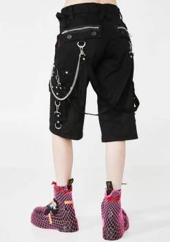 Tripp NYC Punk Rock Shorts Bottoms