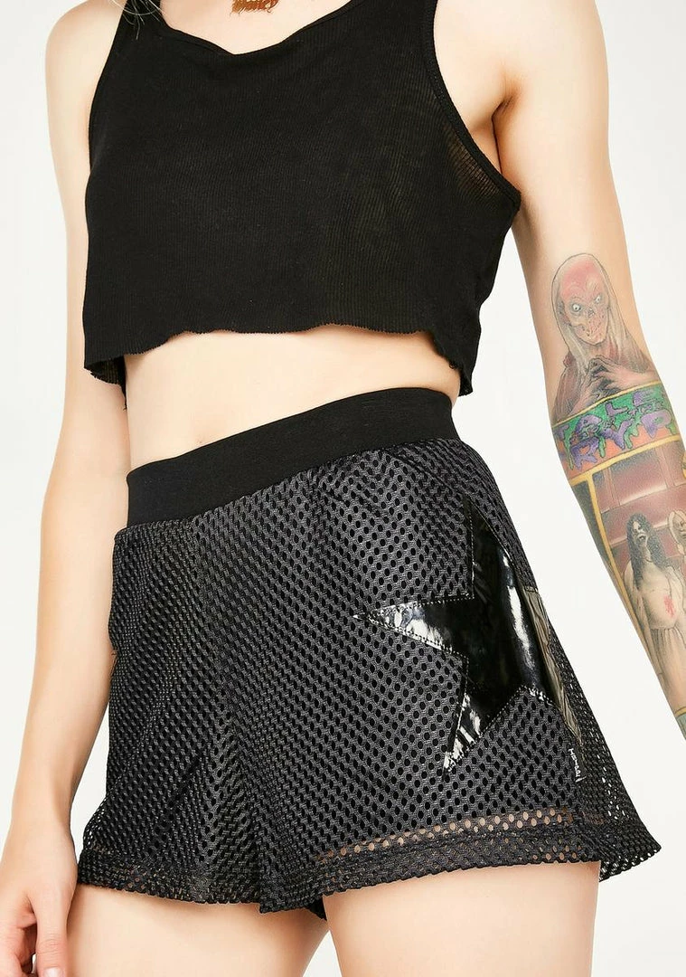 Tripp NYC Star Mesh Shorts Bottoms 3 Tripp NYC Star Mesh Shorts Bottoms