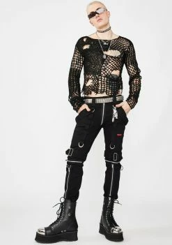 Tripp NYC Black Para Pants