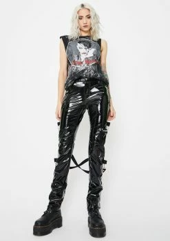 Tripp NYC Vinyl Chaos Bondage Pants Bottoms 8 Tripp NYC Vinyl Chaos Bondage Pants Bottoms