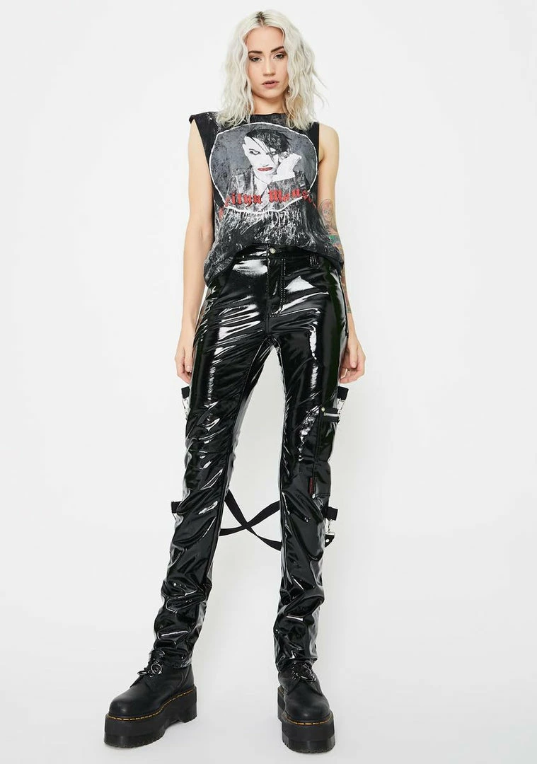 Tripp NYC Vinyl Chaos Bondage Pants Bottoms 5 Tripp NYC Vinyl Chaos Bondage Pants Bottoms
