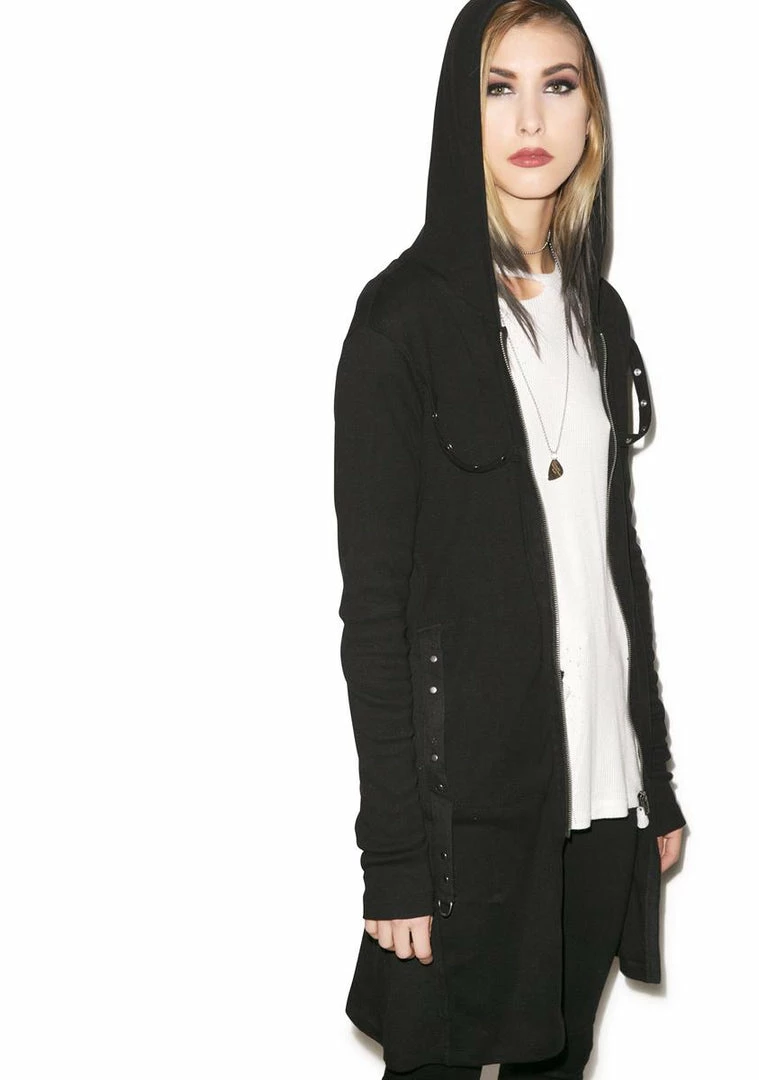 Tripp NYC Hella Long Hoodie Outerwear 3 Tripp NYC Hella Long Hoodie Outerwear