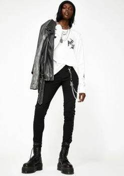 Tripp NYC She Devil Side Lace Pants Bottoms 8 Tripp NYC She Devil Side Lace Pants Bottoms