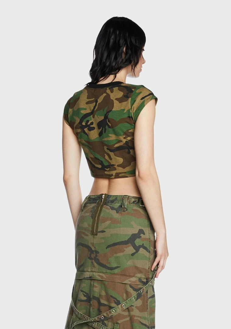 Tripp NYC Tops Super Skull Crop Tee 7 Tripp NYC Tops Super Skull Crop Tee