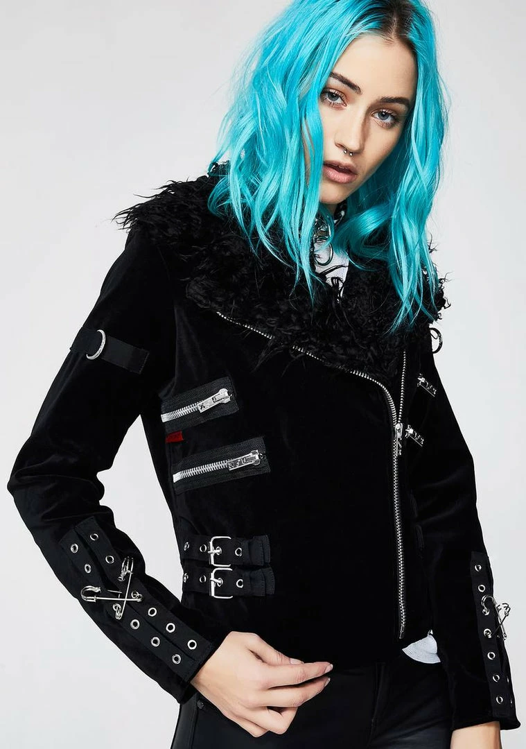 Tripp NYC Outerwear Monster Cycle Moto Jacket 4 Tripp NYC Outerwear Monster Cycle Moto Jacket