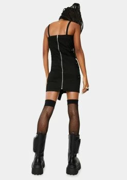 Tripp NYC Belted Bondage Mini Dress