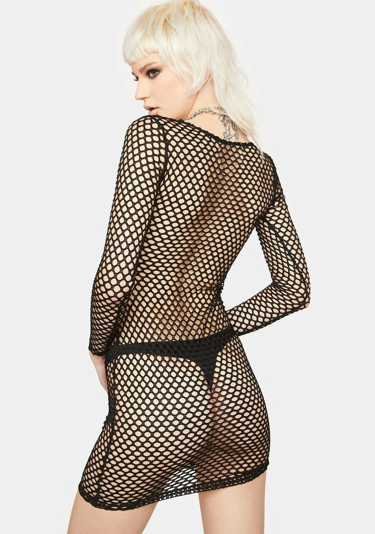 Tripp NYC Dresses Mary Q Fishnet Dress 6 Tripp NYC Dresses Mary Q Fishnet Dress