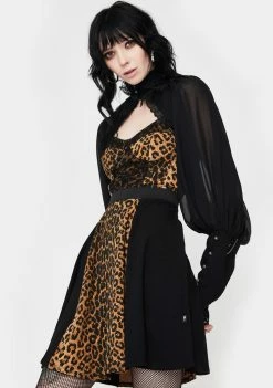 Tripp NYC Animal Instinct Mini Dress