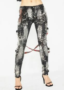 Tripp NYC Bleached Chaos Pants Bottoms
