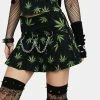 Tripp NYC Grass Mary Chain Pleated Skirt