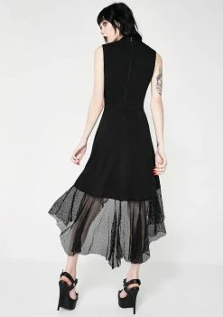 Tripp NYC Hi Lo Eyelet Dress Dresses