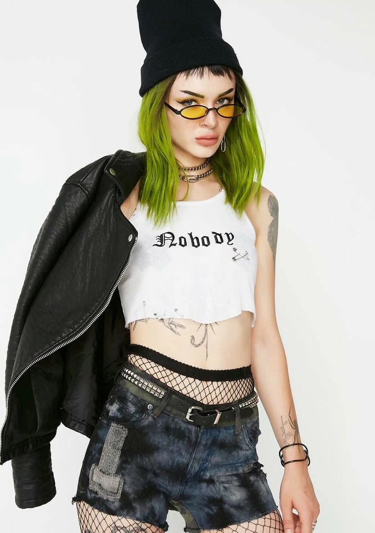 Tripp NYC Bottoms Overdye Tuff Shot Denim Cargo Shorts 4 Tripp NYC Bottoms Overdye Tuff Shot Denim Cargo Shorts