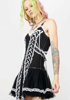 Tripp NYC White Lace Mini Dress