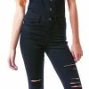 Tripp NYC Ripped Knee Overall Bottoms 1 Tripp NYC Ripped Knee Overall Bottoms