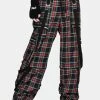 Tripp NYC Strap To Strap Plaid Pants 2 Tripp NYC Strap To Strap Plaid Pants