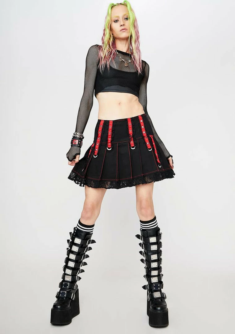 Tripp NYC Midnight Pleated Skirt Bottoms 5 Tripp NYC Midnight Pleated Skirt Bottoms