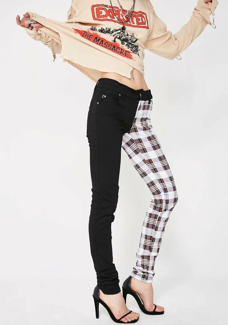 Tripp NYC Split Personality Jeans Bottoms 5 Tripp NYC Split Personality Jeans Bottoms
