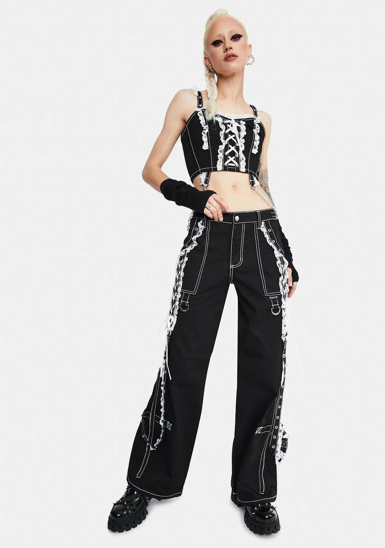 Tripp NYC Tops Lace Crop Corset Top 5 Tripp NYC Tops Lace Crop Corset Top