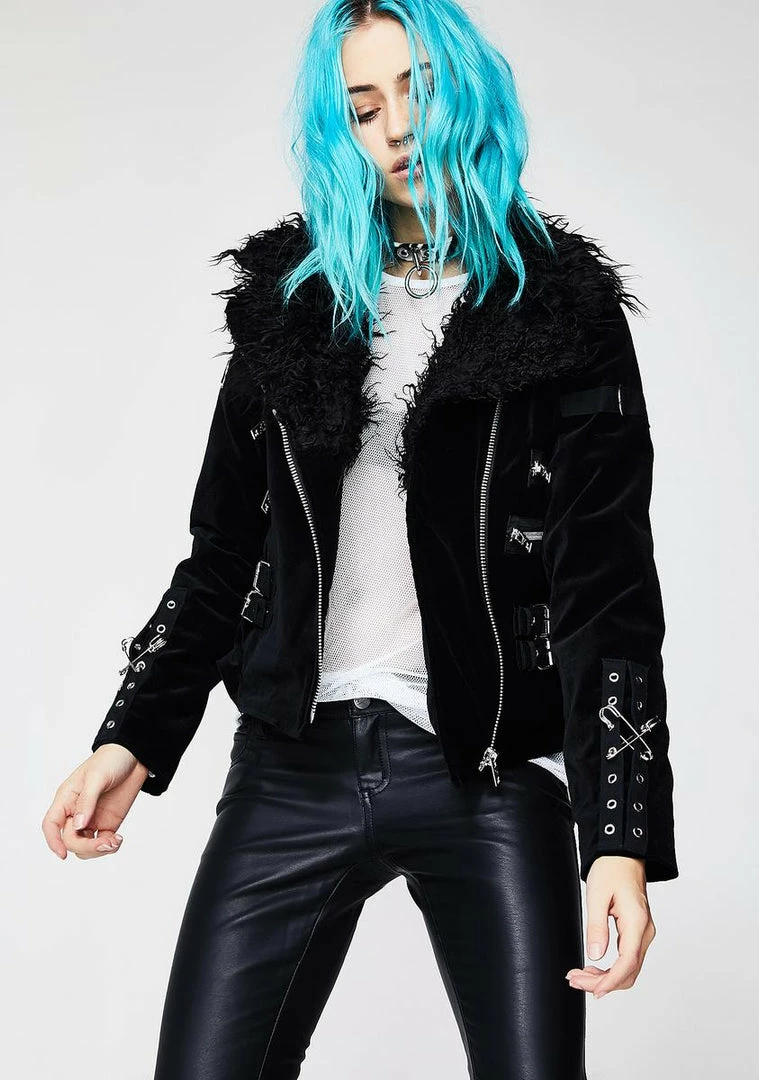 Tripp NYC Outerwear Monster Cycle Moto Jacket 3 Tripp NYC Outerwear Monster Cycle Moto Jacket