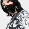 Tripp NYC Spike And Chain Face Mask Face Masks 2 Tripp NYC Spike And Chain Face Mask Face Masks