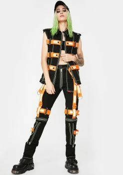 Tripp NYC Outerwear Electric Reflective Vest 8 Tripp NYC Outerwear Electric Reflective Vest