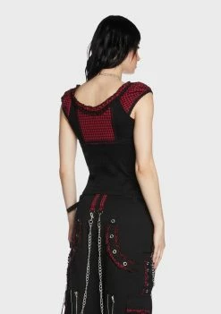 Tripp NYC Bo Peep Cap Sleeve Corset Tops